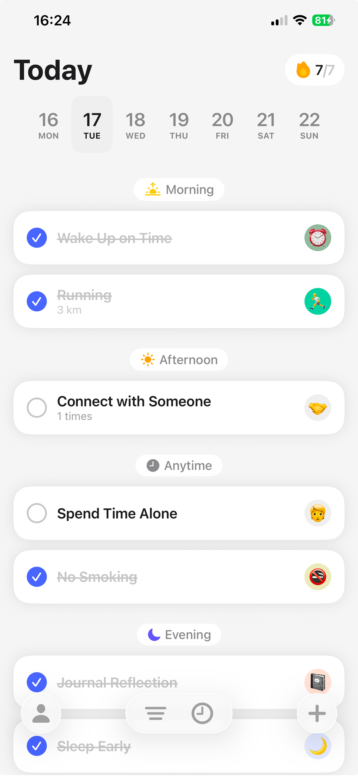 Rewire app screenshot